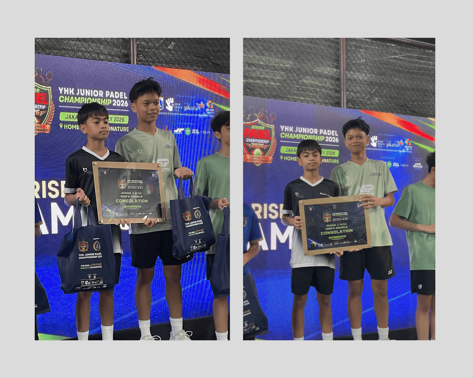YHK JUNIOR PADEL CHAMPIONSHIP 2026 | JUARA 1 U-14 MEN'S DOUBLE CONSOLATION
